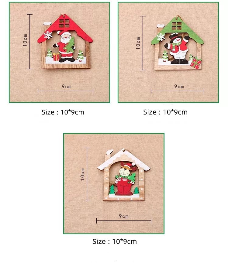 Christmas House Hanging Bauble - Reindeer