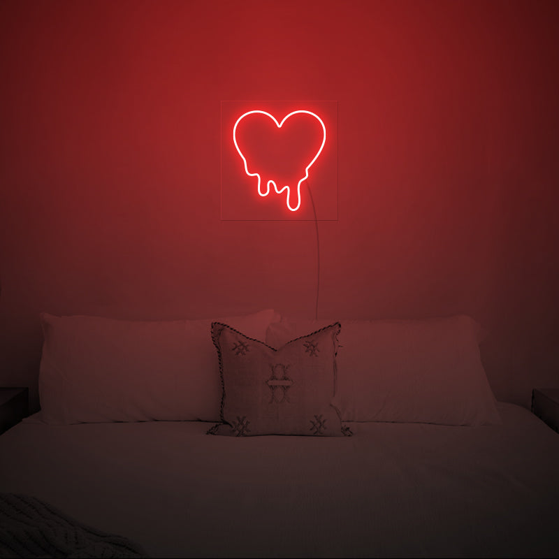 Neon LED Light - Melting Heart - COD Not Applicable