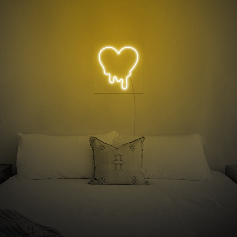 Neon LED Light - Melting Heart - COD Not Applicable