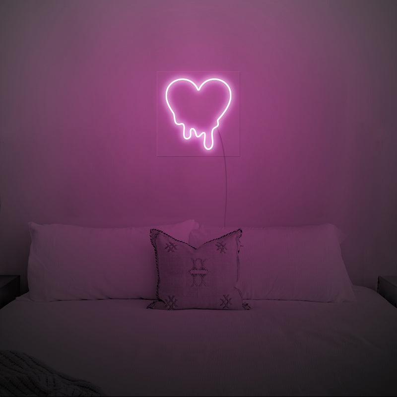 Neon LED Light - Melting Heart - COD Not Applicable