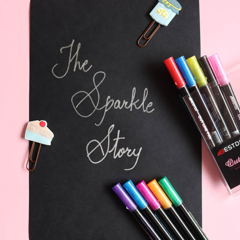 Metallic Outline Pen - Set of 12