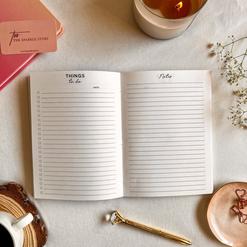 Personalized 2023 Notebook  - New Beginnings - Lavender - COD Not Applicable