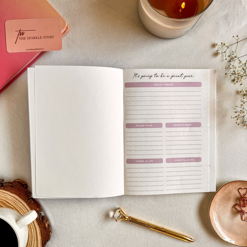 Personalized 2023 Notebook  - New Beginnings - Lavender - COD Not Applicable