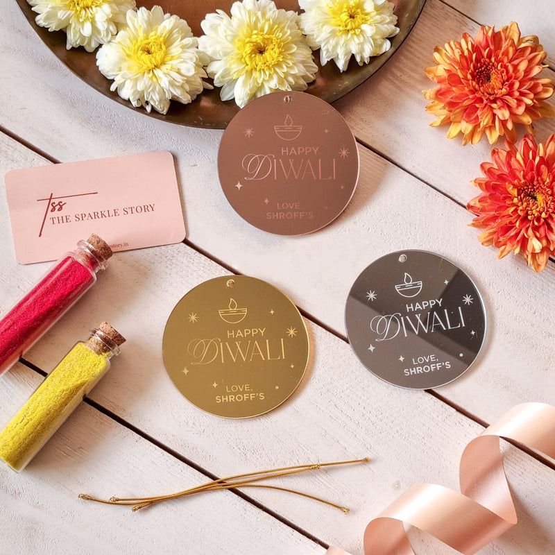 Personalized Gift Tag - Happy Diwali - COD Not Applicable