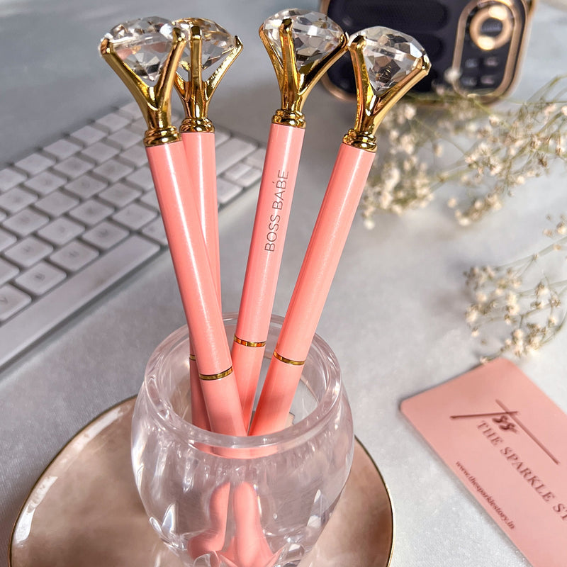Personalized Diamond Pen - Pink - COD Not Applicable