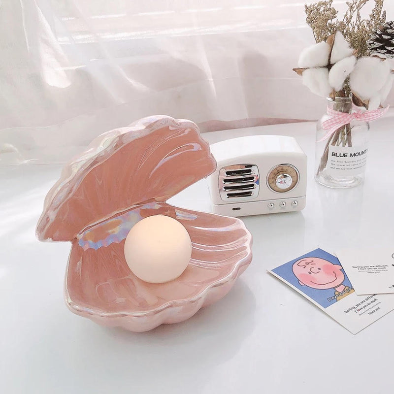 Oyster Shell Pearl Lamp