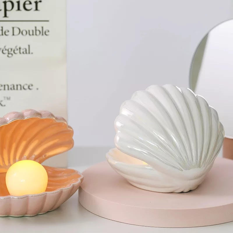Oyster Shell Pearl Lamp